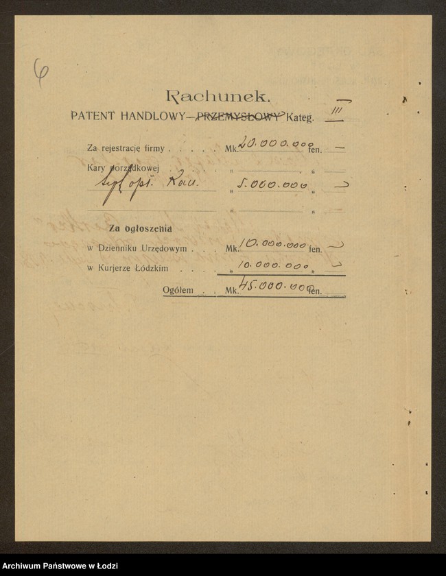 Obraz 8 z jednostki "Moszek Majer Geltler- wyrób pończoch"