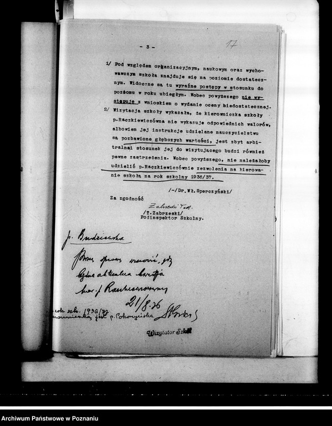 Obraz 20 z jednostki "Prywatna Szkoła Powszechna Raczkiewiczówny i Pokorzyńskiej w Poznaniu"