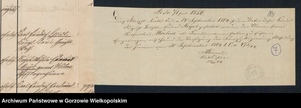 image.from.unit.number "Duplikate der St. Marienkirche Landsberg an der Warthe (Zawiera też księgę zgonów Concordienkirche z 1856 r. oraz dwa zapisy dotyczące małżeństw w 1857 r. w kościele Mariackim)"