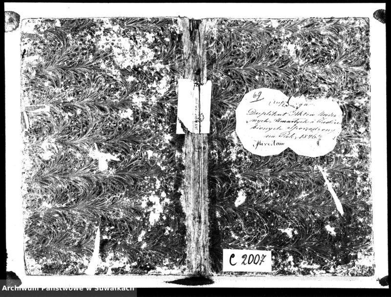 image.from.unit.number "Księga Duplikat Aktów Urodzonych, Umarłych i Zaślubionych sporządzony na Rok 1846 Mirosław"