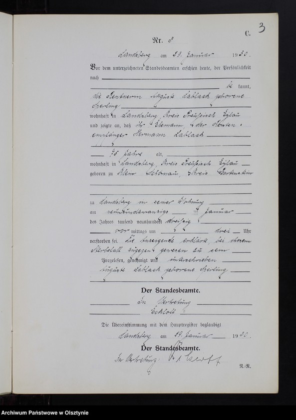 image.from.unit.number "Sterbe-Neben-Register Nr 1 - 25 [ Księga zgonów - wtóropis ]"