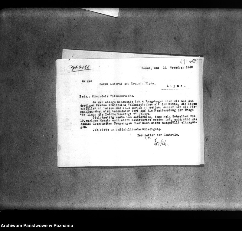 Obraz 15 z jednostki "Amtliche Meldungen Kreis Lipno"