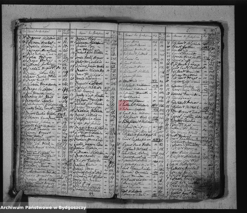 Obraz 7 z jednostki "Sumariusz urodzeń"