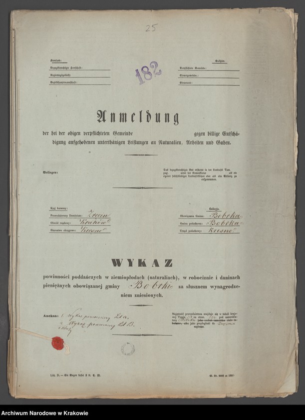 image.from.unit.number "Dominium Zręcin (generalia, Bóbrka, Machnówka, Niżna Łonka (Łąka), Zręcin) - Klobassa Karol"