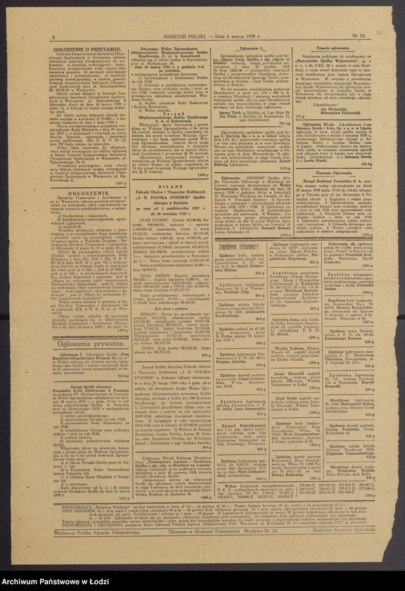 Obraz 12 z jednostki "„Sukno Bielski” Szloma Ber Rabinowicz – sprzedaż manufaktury"