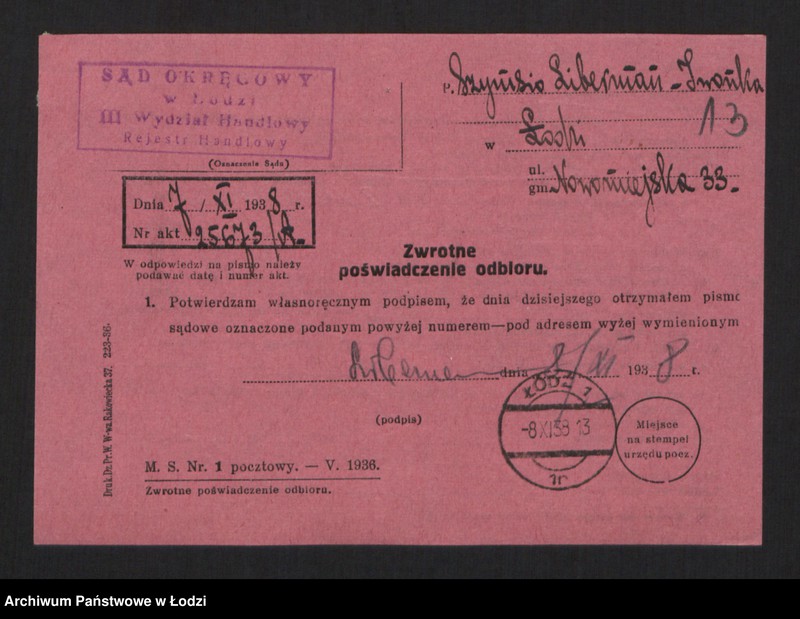 Obraz 15 z jednostki "Iwonka- Szymsio Liberman- wyrób i sprzedaż cukrów i czekolady"