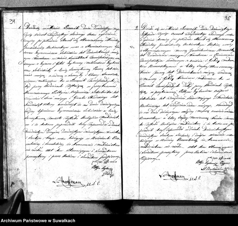 image.from.unit.number "Akta Urzędnika Stanu Cywilnego Parafii Przerośl Starozakonnych, Urodzonych, Zmarłych i Zaślubionych na 1837 rok"