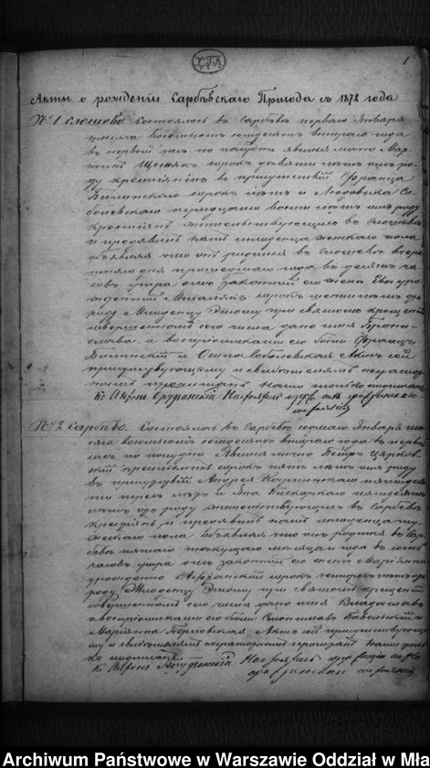 image.from.unit.number "Akta urodzeń, małżeństw, zgonów"