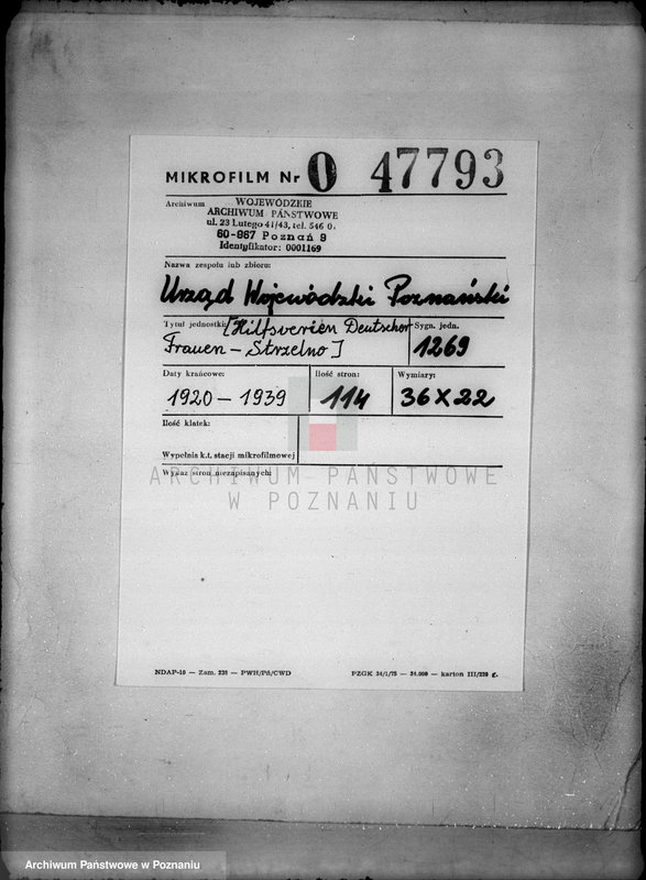 Obraz 2 z jednostki "/Hilfsverein Deutscher Frauen -Strzelno/"