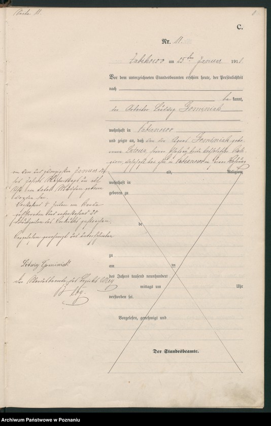 Obraz 14 z jednostki "Sterbe-Haupt-Register"