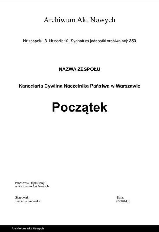 image.from.unit.number "Ułaskawienia z Małopolski - nieuwzględnione, dotyczące: zabójstw, kradzieży m. in w czasie inwazji rosyjskiej w 1914 r., dezercji, lichwy wojennej oraz handlu walutą, a także wykroczeń i rabunku na jesieni 1918 r. podczas rozruchów antyżydowskich (pow. Rzeszów)"