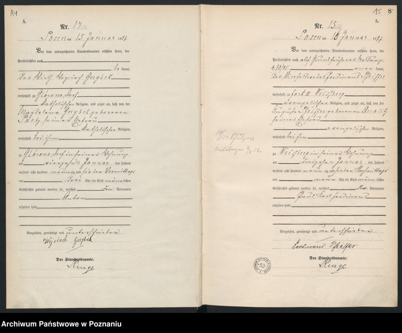 Obraz 10 z jednostki "Księga urodzeń"