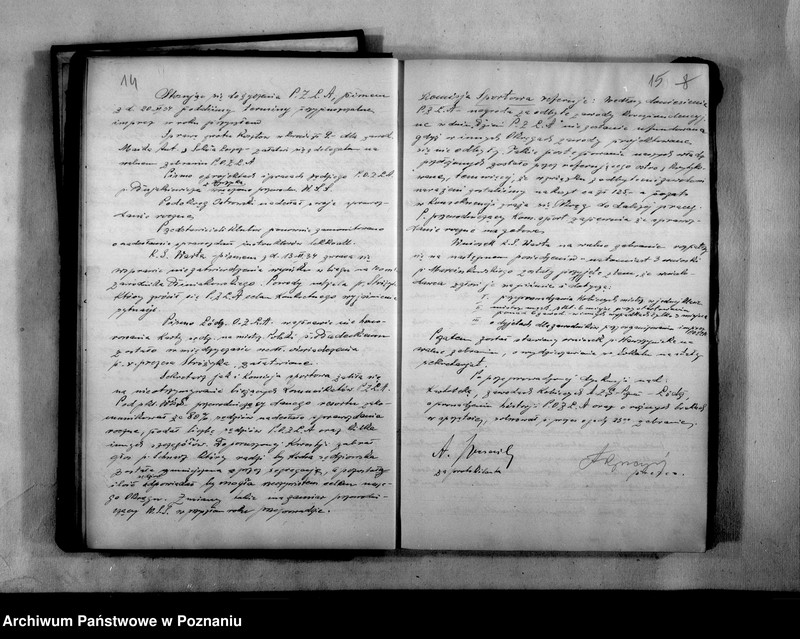 Obraz 11 z jednostki "Protokolarz zebrań zarządu"