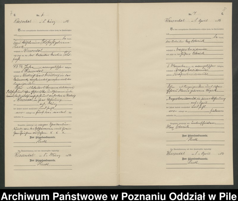 Obraz 7 z jednostki "Księga zgonów"