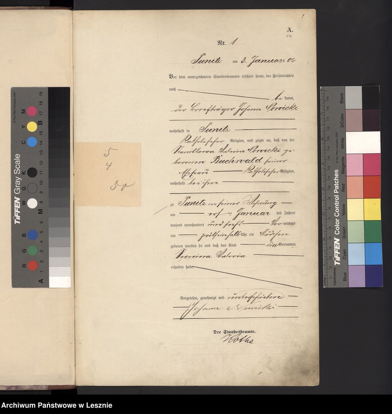 Obraz z jednostki "[Księga urodzeń]"