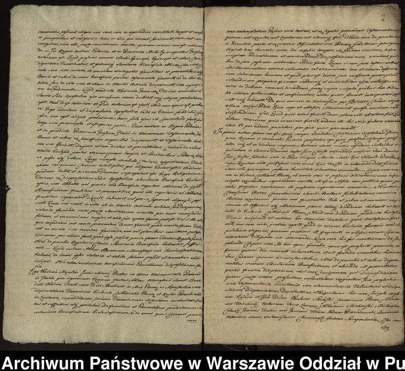 image.from.unit.number "Kopia testamentu z 1578 r. opata Pawła Kaleckiego z Mąkolina"