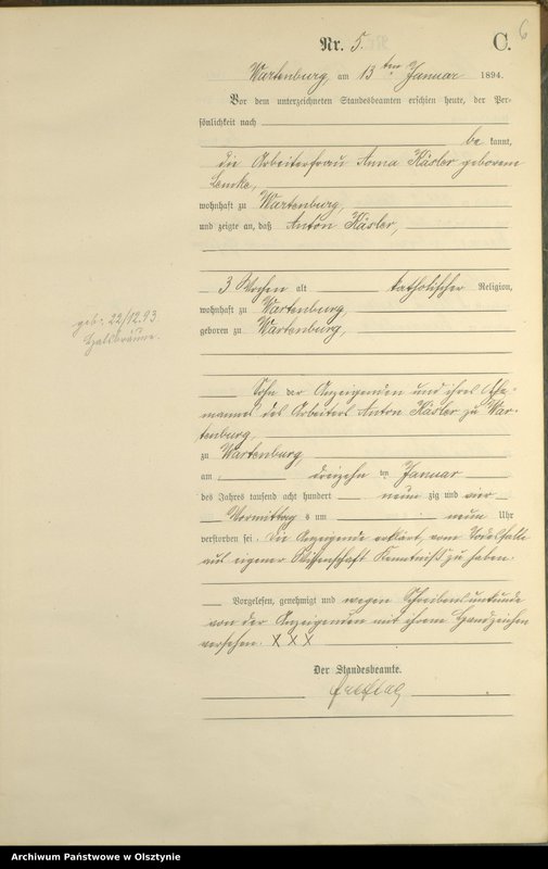 image.from.unit.number "Sterbe-Haupt-Register Nr 1 - 142"