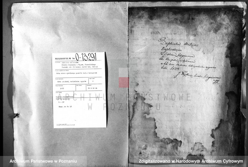image.from.unit.number "Duplicatum baptisatorum, copulatorum, mortuorum"