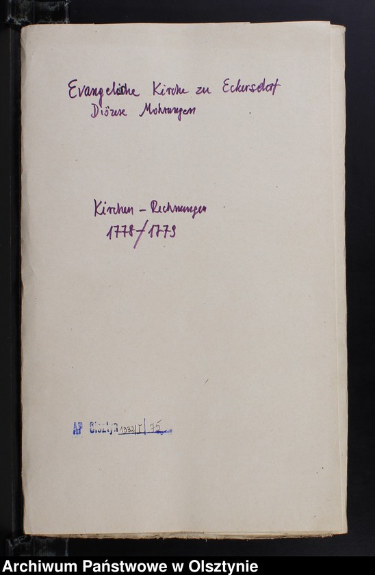 image.from.unit.number "Jahr Kirchen Rechnung aller Einnahme und Ausgabe, wie auch Bau-Rechnung /2 egz./"