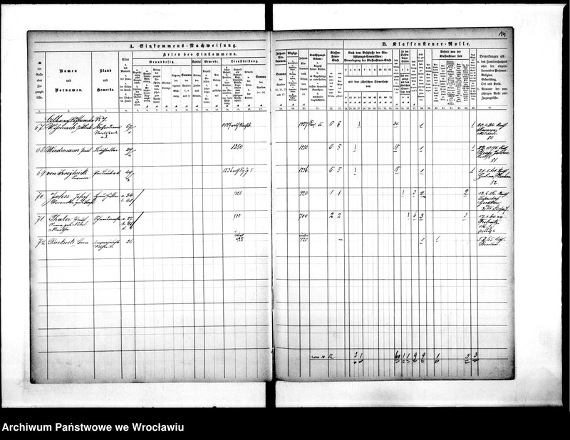 image.from.unit.number "Klassensteuerolle nebst Einkommens Nachweisung"