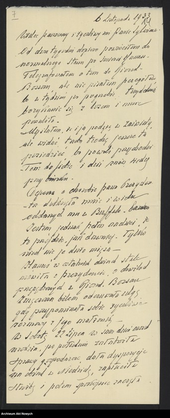 image.from.unit.number "Kamieński Bronisław; Załączniki: 1) wycinki prasowe; 2) artykuł Alskiego (redaktor "Pittsburczanin Daily") z dn. 15 III 1934 r.; 3) tekst mowy sen. Millard