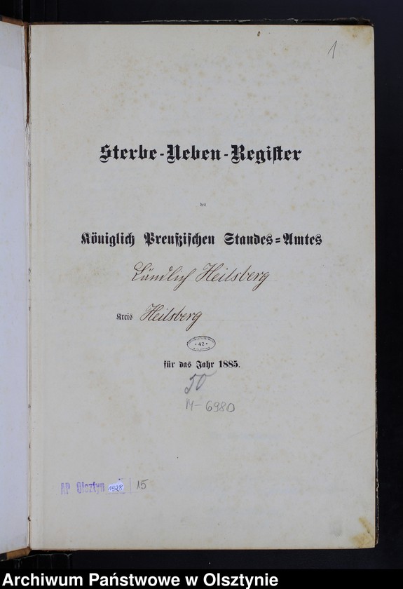 image.from.unit.number "Sterbe-Neben-Register Nr 1 - 109"