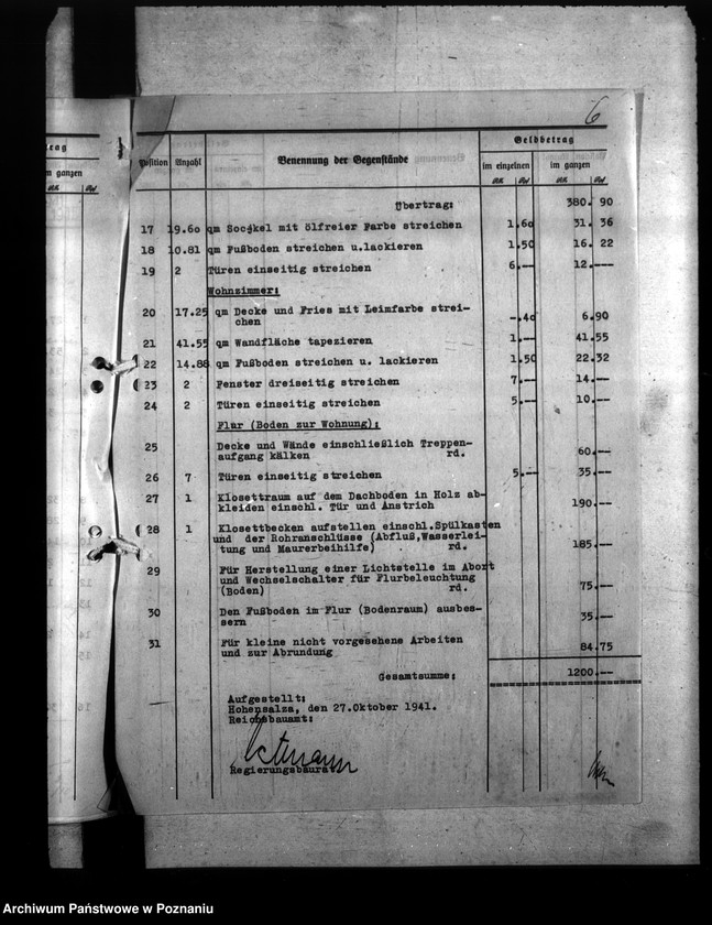 Obraz 10 z jednostki "Ausbau der Ober - Heimschule Hohensalza (Inowrocław)"