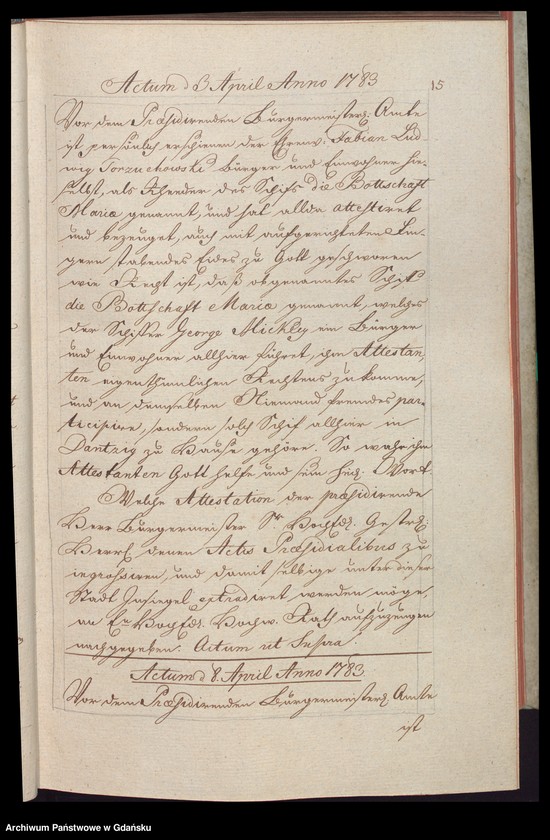 image.from.unit.number "Acta coram Officio […] Joannis Bentzmann Praeconsulis ac Praesidis [22.III.1783-13.III.1784] Joannis Bentzmann nec non Fisci Administratoris [27.III.1783-9.III.1784] /2 indeksy/"