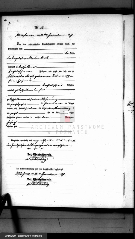 Obraz 13 z jednostki "Księga urodzeń"