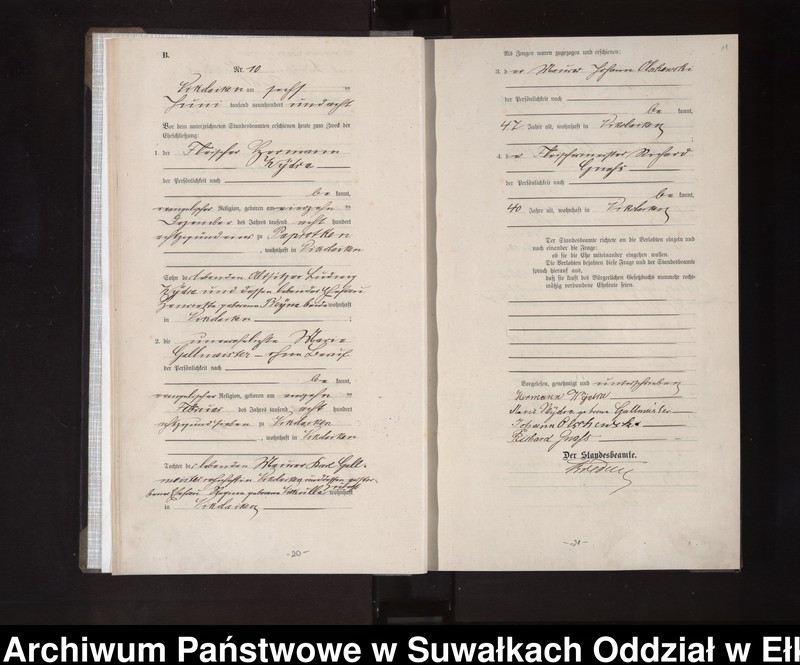 image.from.unit.number "Heirats-Haupt-Register des Königlichen Preussischen Standes-Amtes Nikolaiken Kreis Sensburg"