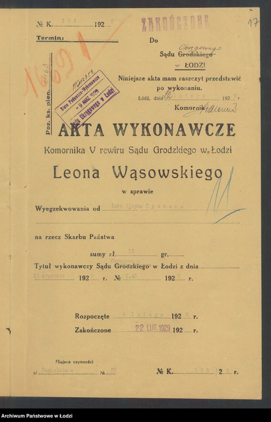 Obraz 19 z jednostki "Icek Ajzyk Zysman- sprzedaż mięsa i drobiu"