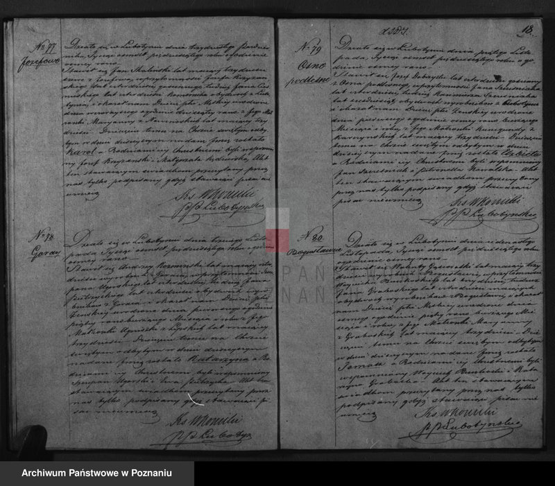 Obraz 20 z jednostki "Dowody urodzonych, zaślubionych i zmarłych"