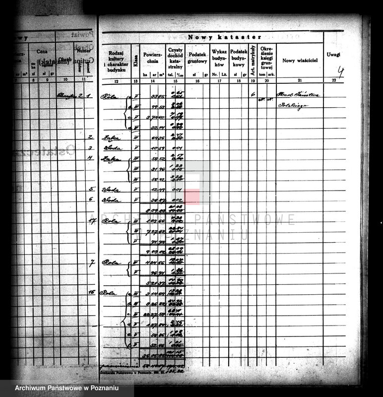 Obraz 8 z jednostki "Ostateczny rejestr pomiarowy obrębu Chrząstowo"