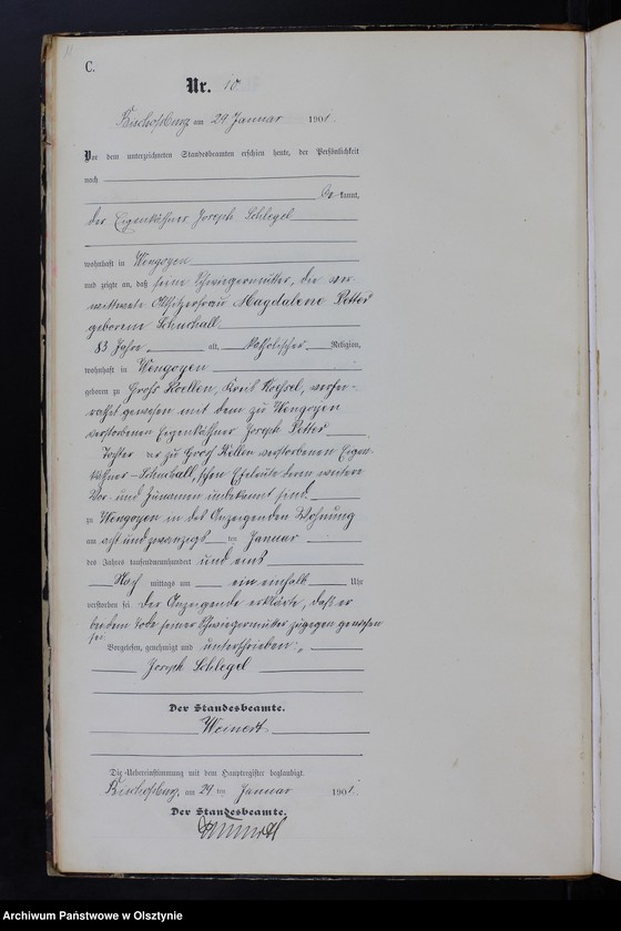 image.from.unit.number "Sterbe-Neben-Register Nr 1 - 134"