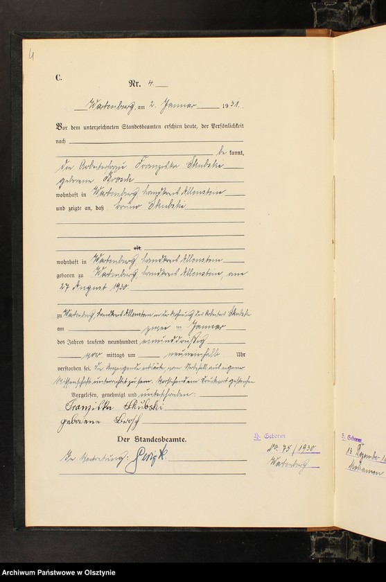 image.from.unit.number "Sterbe-Haupt-Register Nr 1 - 110"