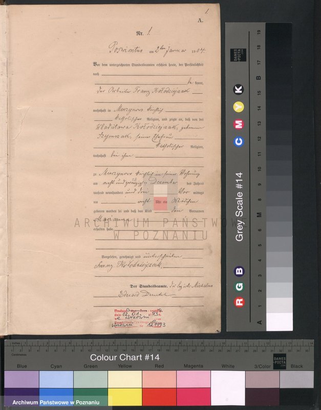 Obraz 4 z jednostki "Geburts-Haupt-Register"