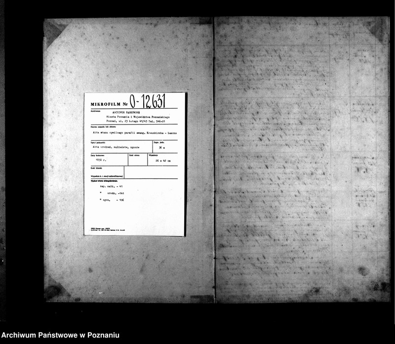 Obraz 3 z jednostki "Duplikat der Getrauten, Gebornen u. Verstorbenen"