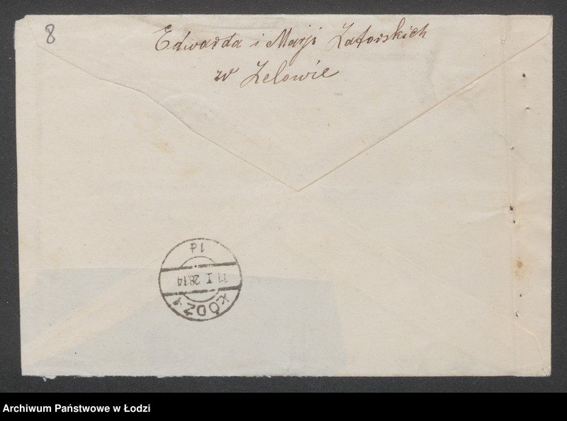 Obraz 10 z jednostki "Michał Tadeusz Radziejowski i S-ka- handel win i wódek z Zelowie"