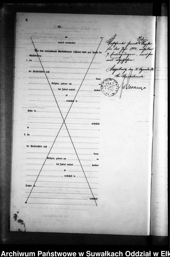 image.from.unit.number "Heirats-Neben-Register des Preussischen Standes-Amtes Kehlen Kreis Angerburg"