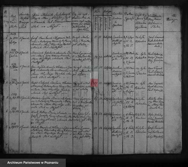 image.from.unit.number "Księga zaślubionych, urodzeń i zgonów"