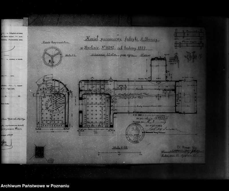Obraz 11 z jednostki "Chemiczna Fabryka- Towarzystwo Akcyjne Dr R. Maya nr woj 5495 Luboń powiat poznański"