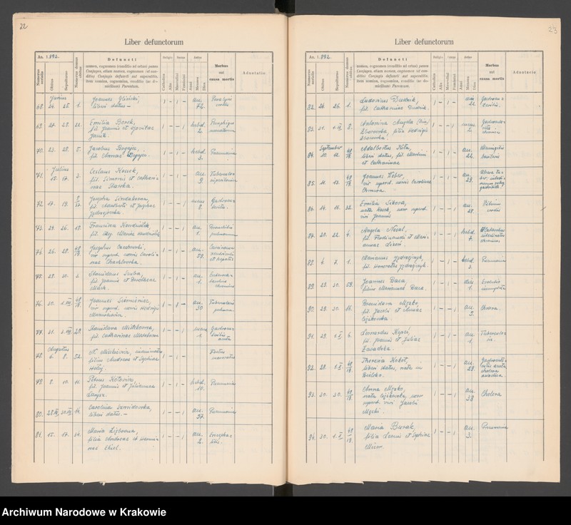 Obraz 15 z jednostki "[Księga zgonów]"