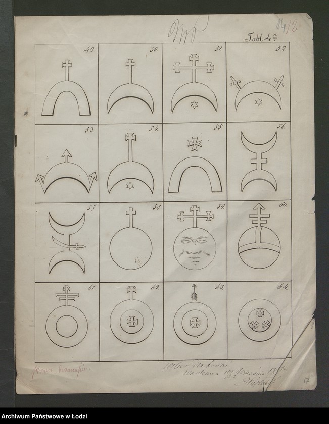 image.from.unit.number "[Adam Weryha - Darowski] "Znaki Pieczętne Ruskie. Noty Heraldyczne z czterema tablicami" "