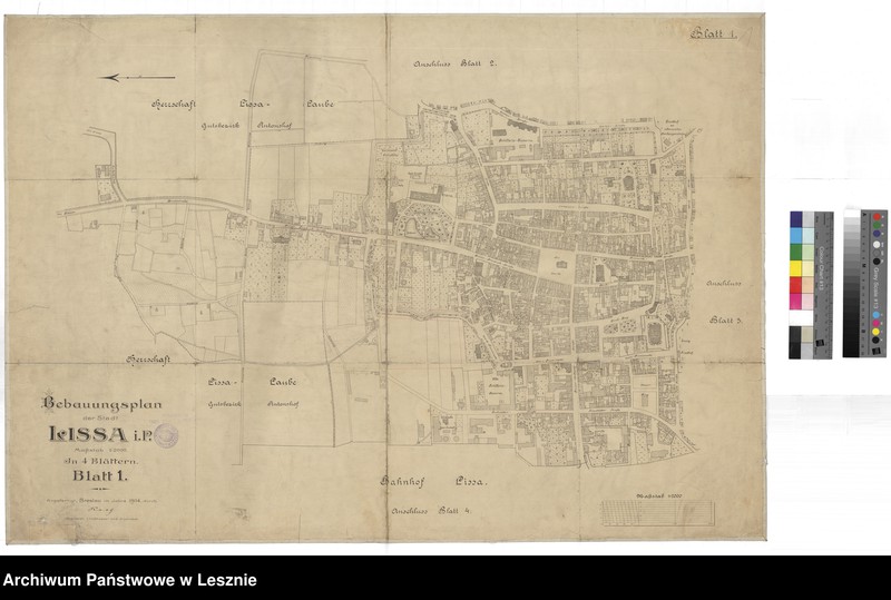 Obraz 7 z kolekcji "Jak zmieniało się Leszno? Plany miasta Leszna w zasobie Archiwum111"