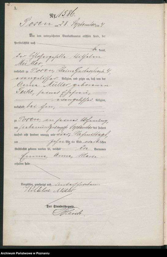 Obraz 5 z jednostki "Księga urodzeń t. V"