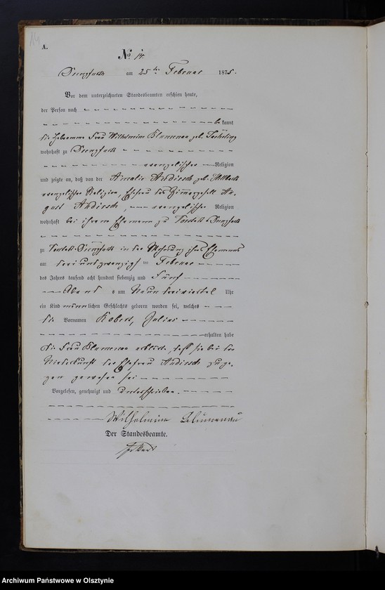 image.from.unit.number "Geburts-Haupt-Register Nr 1 - 87"