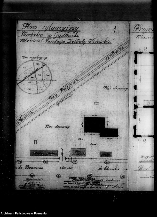Obraz 5 z jednostki "Projekt na budowę tartaku w Gądkach /wł. Zakłady Kórnickie/"