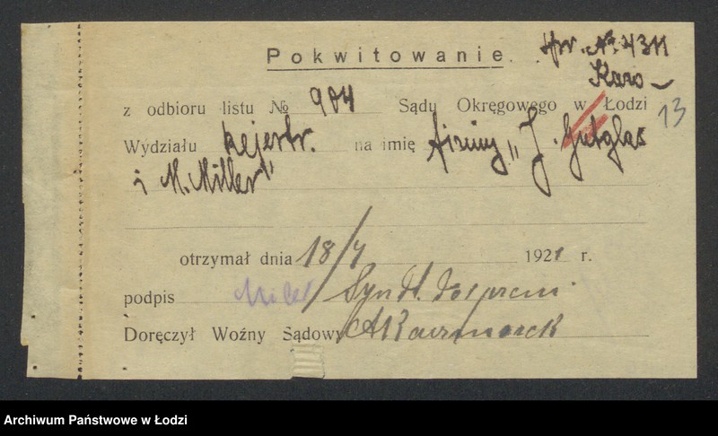 Obraz 15 z jednostki "Joel Gulglas, Mosyek Chil Miller- handel towarami galanteryjnymi"