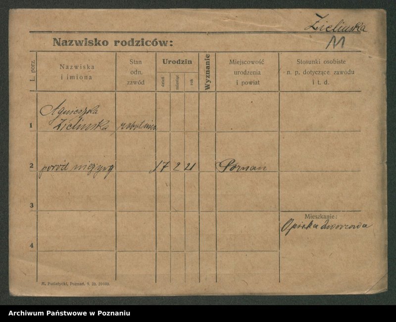 Obraz 13 z jednostki "Zielinski (samotne kobiety)"