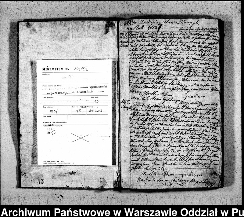 image.from.unit.number "Akta urodzeń, małżeństw, zgonów"